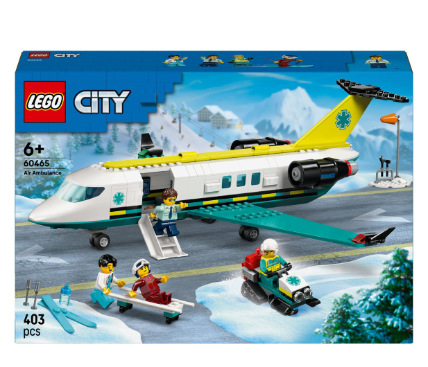 LEGO City 60465 Samolot pogotowia ratunkowego - 1331642 - zdjęcie